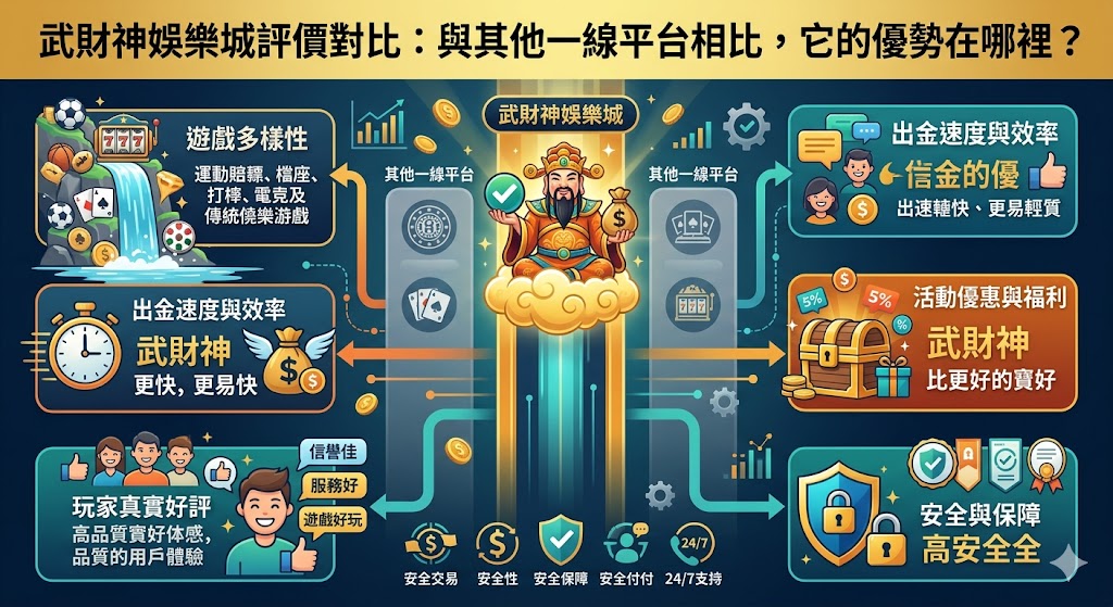 武財神娛樂城評價對比:與其他一線平台相比,它的優勢在哪裡?