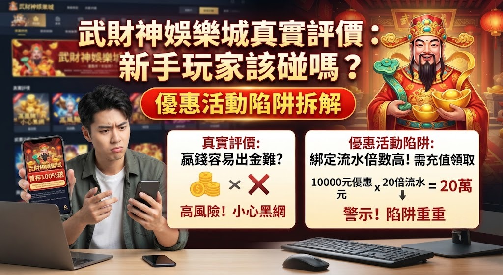 新手玩家該碰嗎？優惠活動陷阱拆解