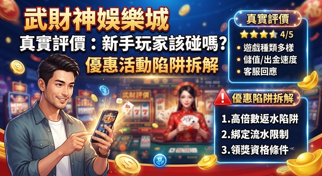 新手玩家該碰嗎？優惠活動陷阱拆解